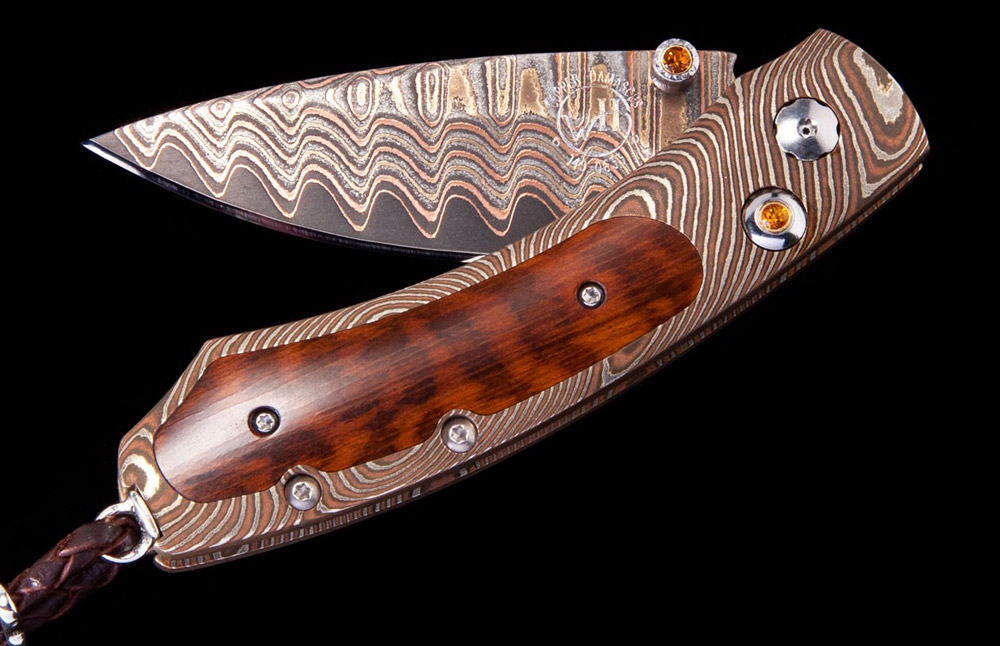 William Henry Limited Edition B09 Sidewinder Knife - Scrimshaw Gallery