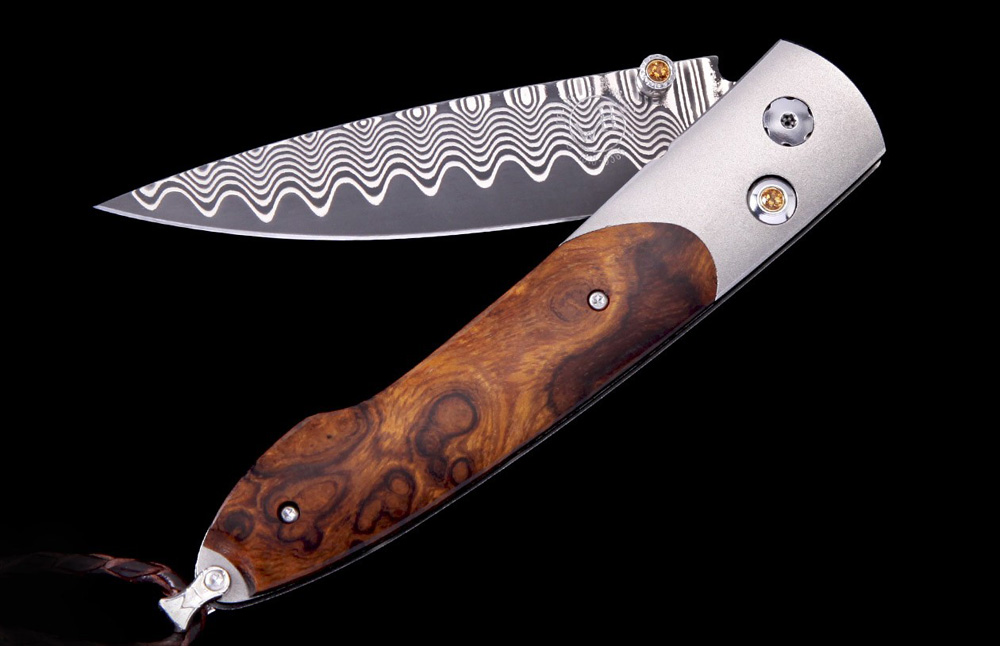 William Henry Lancet B10-TIW Series Knife - Scrimshaw Gallery