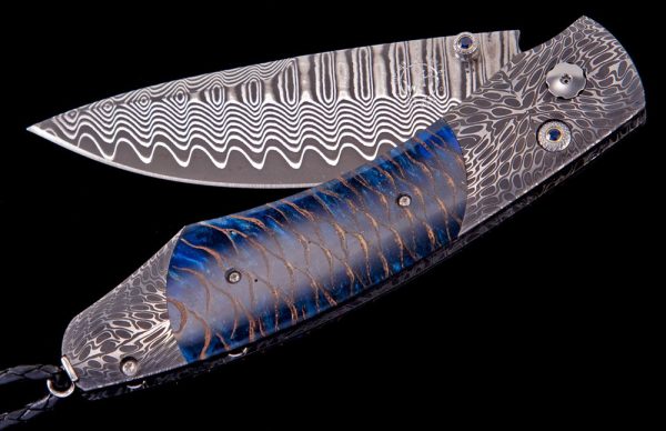 William Henry Limited Edition B12 Blue River Knife - Scrimshaw Gallery