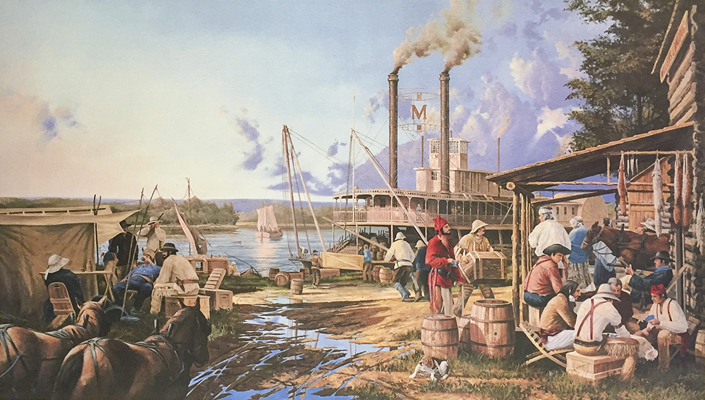 Gary Lucy Limited Edition Print - Miller's Landing - Westward Travelers ...