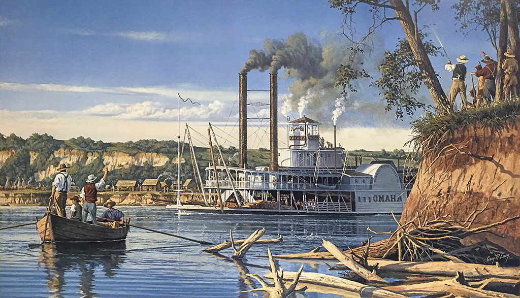 Gary Lucy Limited Edition Print - The Omaha - The Arrival Of The Omaha ...