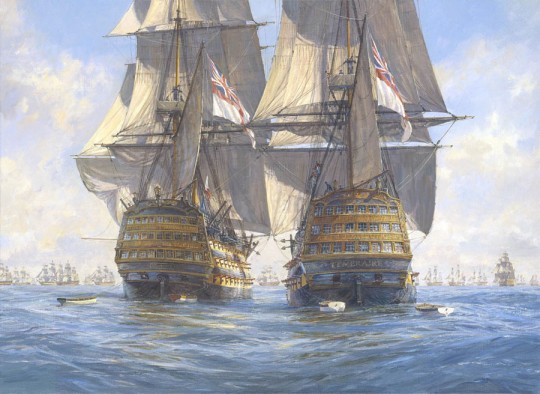 Geoff Hunt - Victory Races Temeraire - Scrimshaw Gallery