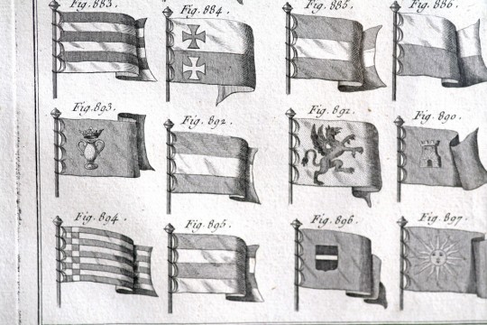 French Royal Navy Maritime Flags (1787) - Scrimshaw Gallery