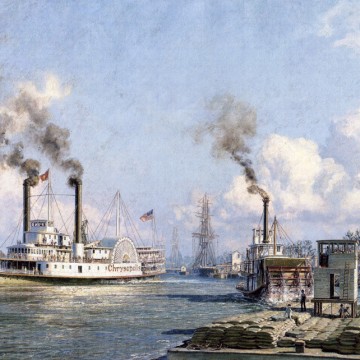 John Stobart - Sacramento: The Celebrated River Steamer 