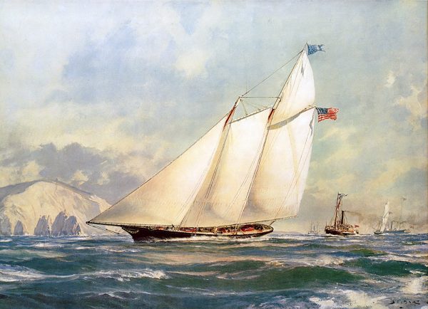 John Stobart - Schooner Yacht "America" in 1851