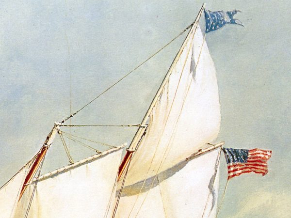 John Stobart - Schooner Yacht "America" in 1851