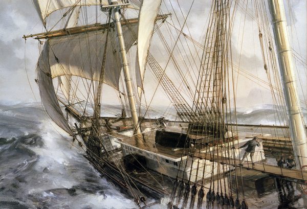 John Stobart - The "Lightning" Rounding Cape Horn