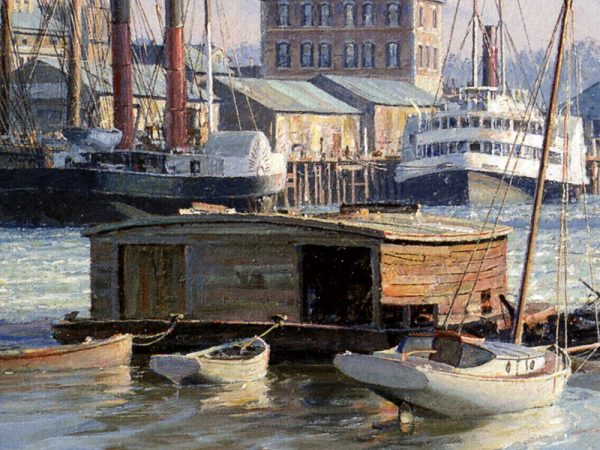 John Stobart - Victoria: The "Thermopylae" Alongside Main Wharf in 1891