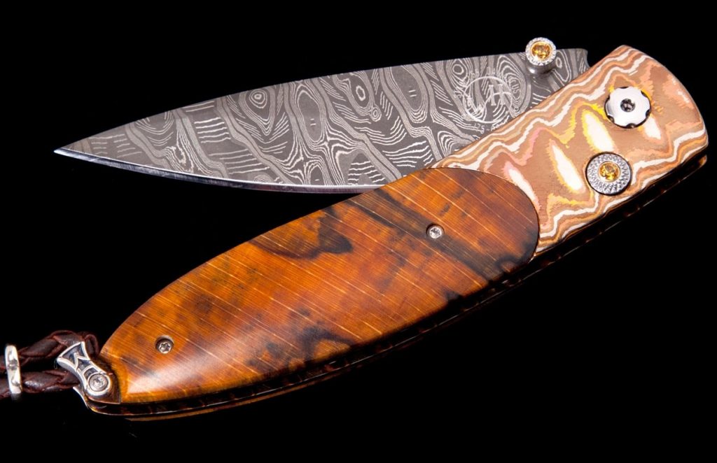 William Henry Limited Edition B05 Autumn Knife - Scrimshaw Gallery