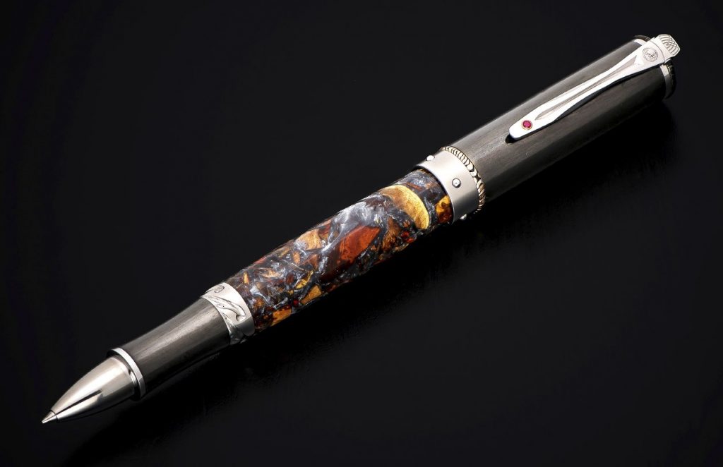William Henry Limited Edition Cabernet Abstract Rollerball Pen