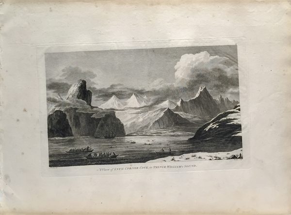 Cook Engraving - A View of Snug Corner Cove in Prince William's Sound