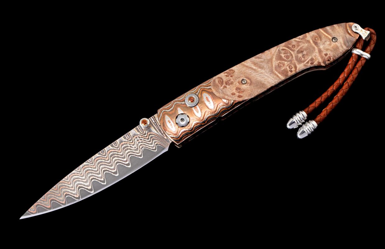 William Henry Limited Edition B10 Burl Knife - Scrimshaw Gallery