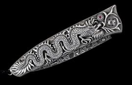 William Henry Limited Edition B30 Silver Dragon Knife