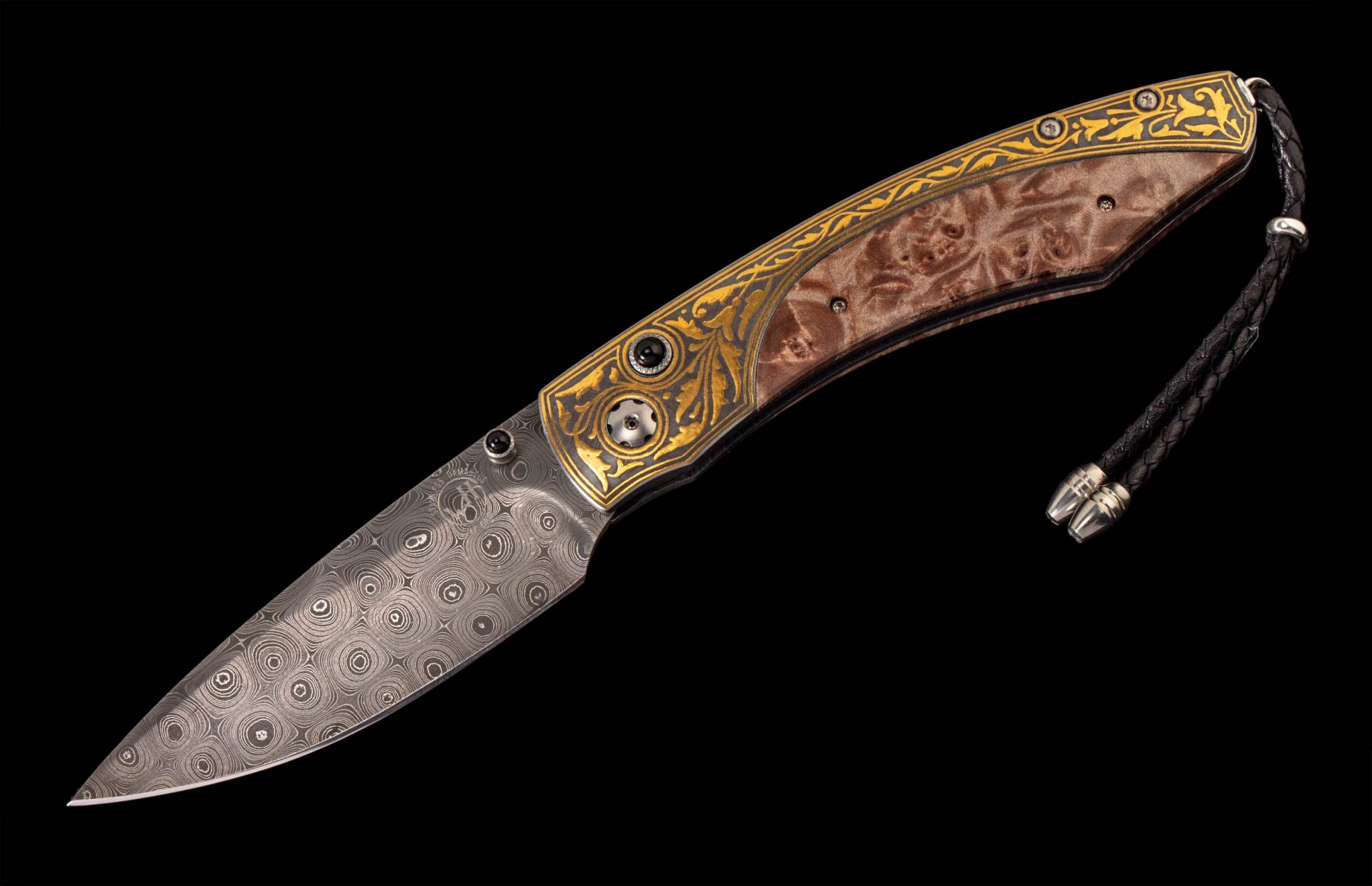 William Henry Limited Edition B12 Spring Rain Knife - Scrimshaw Gallery