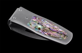 William Henry Pharaoh 'High Tide' Money Clip - Abalone