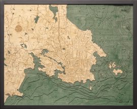 Bathymetric Map Victoria, Canada